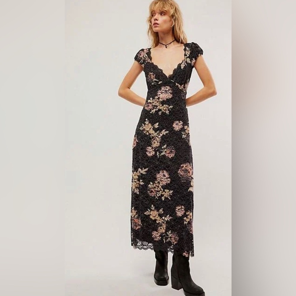 Brand new free people butterfly babe maxi dress
